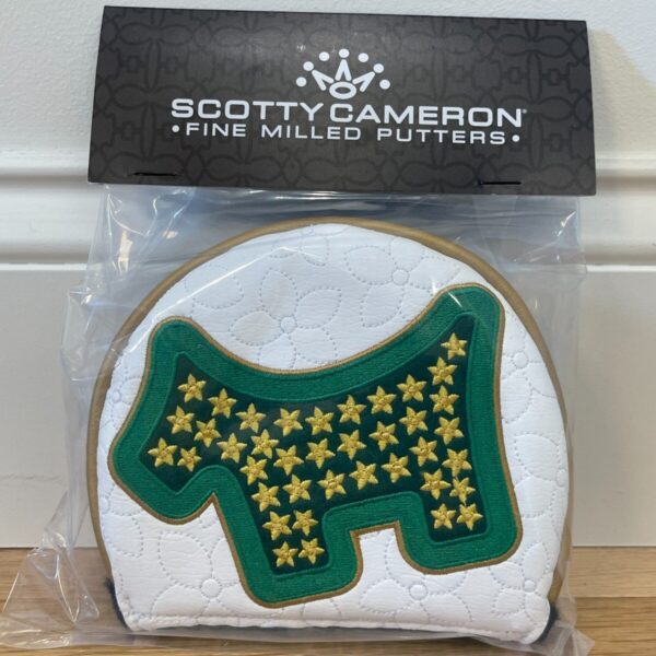 Scotty Cameron 2025 The Masters Mid Round Floral Dog Mallet Headcover.