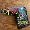 New Scotty Cameron Custom Shop Blade Neon Junk Yard Dog Putter Headcover.