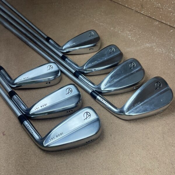 Takomo 101 Irons 4-PW With KBS Tour C-Taper X-Stiff 120g Shafts.