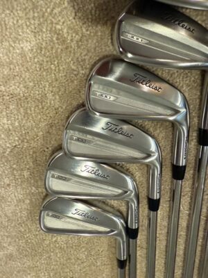 Titleist T100 3G iron set (RH, Std. loft / lie / length, Project X 6.0, 4 - PW).