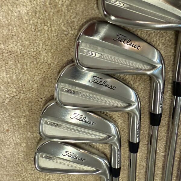 Titleist T100 3G iron set (RH, Std. loft / lie / length, Project X 6.0, 4 - PW).